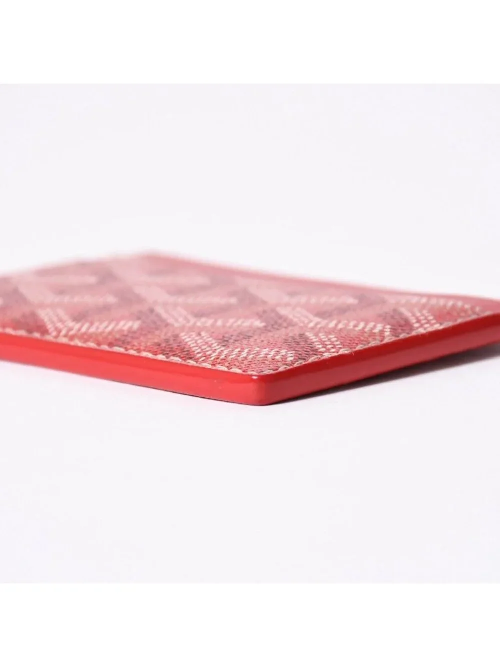 Goyard Saint Sulpice Card Case Red Vauzel Calfskin